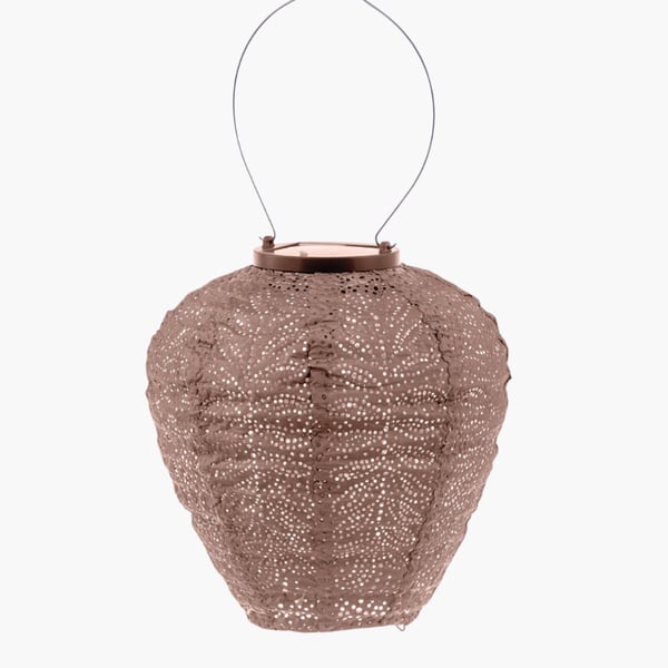 Punaruskea Mocha Mousse aurinkokennolyhty Balloon Folia 20Ø, Lumiz